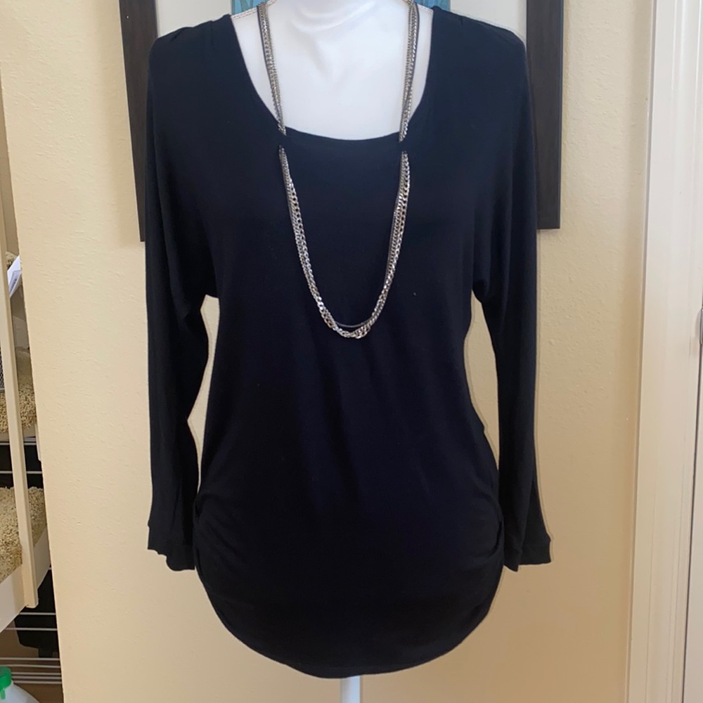 ella moss long sleeve with necklace xs